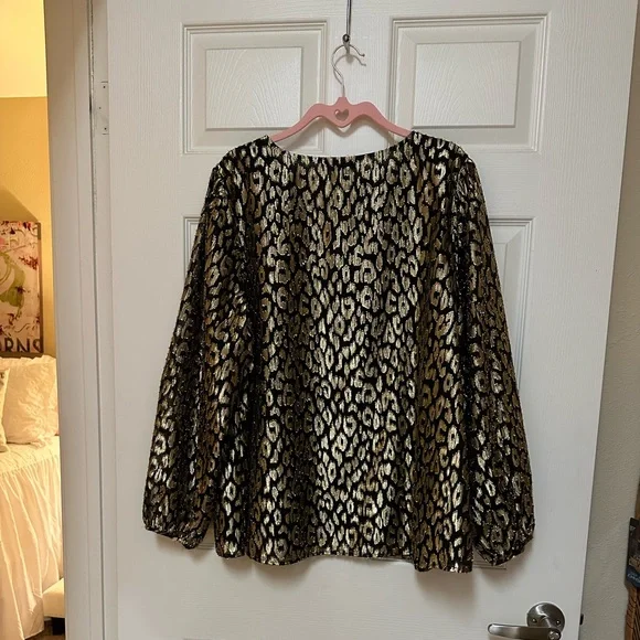 Brand new with tags, Calvin Klein after 5 blouse. Size 1X - Picture 2 of 3